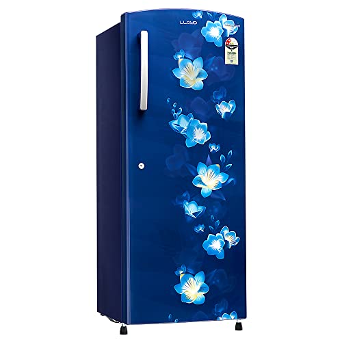 Image of Havells-Havells -LLOYD Refrigerator Single Door 255L 2 Star Fixed Speed Zephyr Blue GPPS /Honey Comb GLDC272SZBT2PB, Free 1 Year Extended warranty