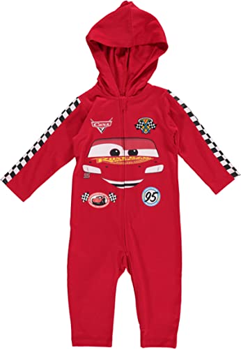 Disfraces, Toy Disney - Disfraz de Lightning McQueen de Cars para niños pequeños, 4T, rojo