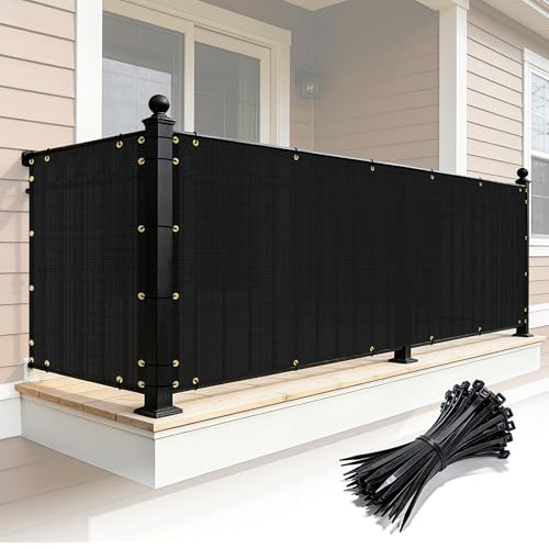 PATIOBREEZE 3' x 18' Balcony Privacy Screen HDPE Privacy Fence