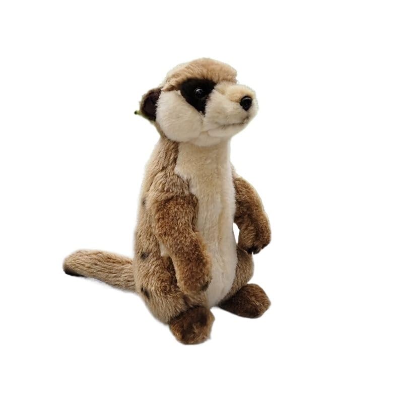 Figurine animale réaliste suricate peluche rassurer un enfant