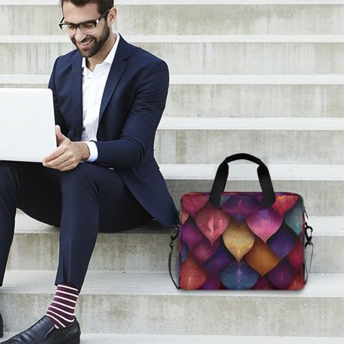 Bolso para portátil con estampado de escalas coloridas miniatura 3