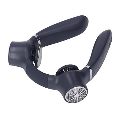 EMUKOEP Ventilador de Cuello Portátil Ventilador de Cuello Portátil de Enfriamiento de Manos Libres 4000 MAh Recargable 360 ​​grados Alrededor del Viento Compres (#2)