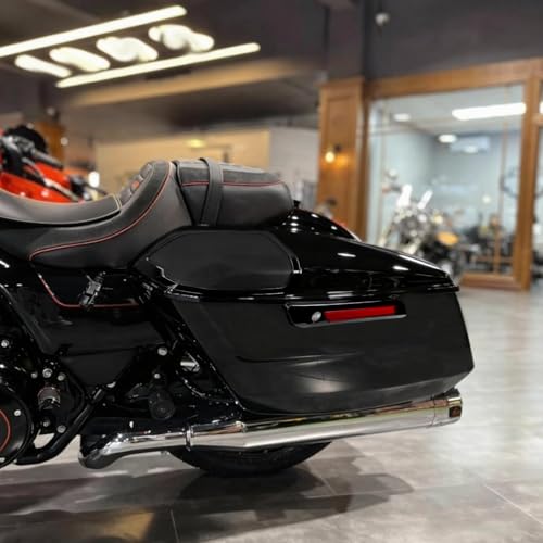 Alforjas rígidas para motocicleta compatibles con Harley CVO Road Glide FLTRXSE 2023-2025 y Street Glide FLHX 2024-2025 (Cierre tipo latch negro) miniatura 3