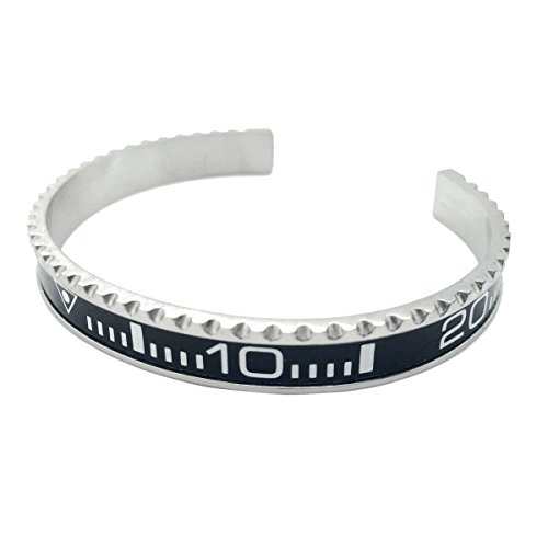 Preisvergleich Produktbild Armband im Lünetten-Stil SUB schwarz von OFFICIAL GENEVA