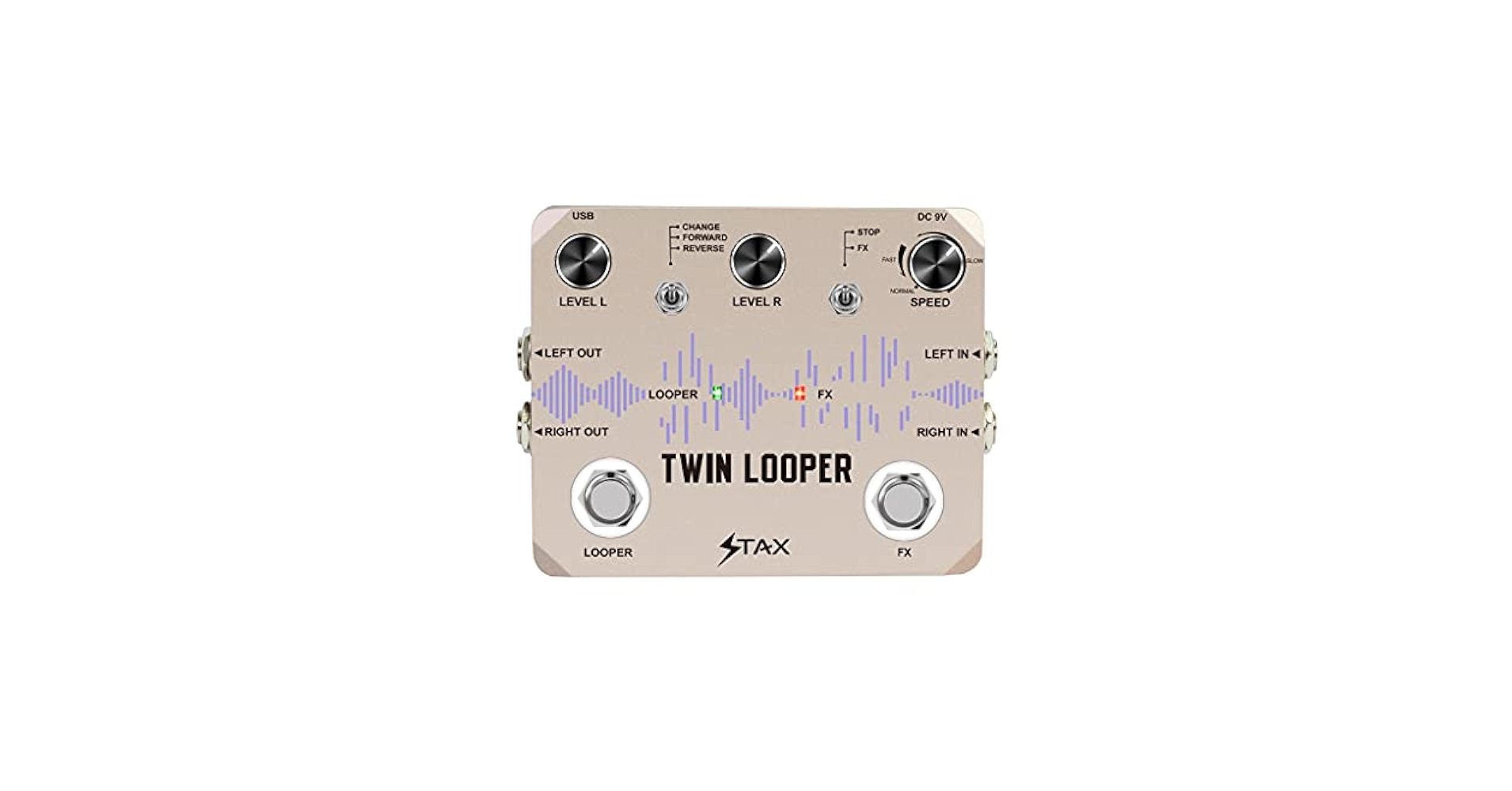 ギター VSN TWIN looper Amazon.com: VSN Looper Pedal, Stereo Guitar Loop Pedals