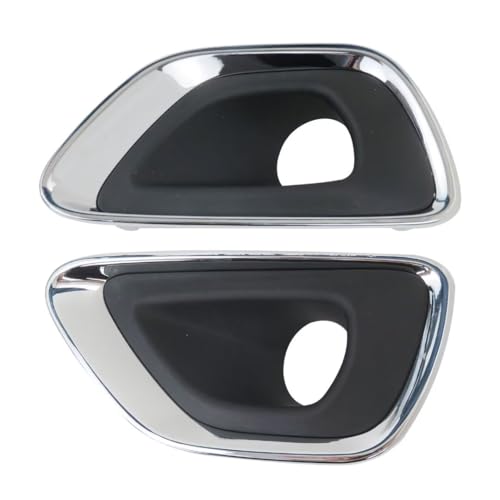 MUNTICO New Pair of CH1039147 CH1038147 Left and Right Fog Light Trim Set for 2017 Ford Fusion SE Sedan 4-Door 1.5L 1499CC 91Cu. In. l4 GAS DOHC Turbocharged