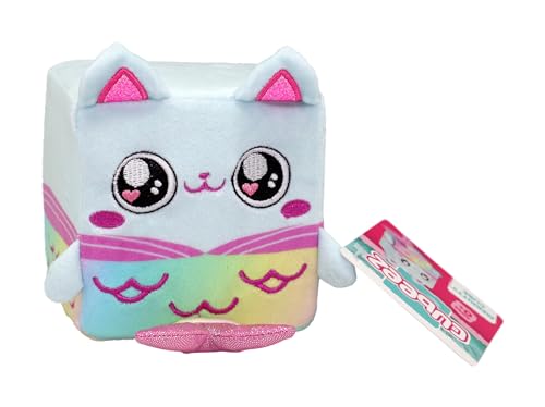 Cubeez Plush Merkitty 10cm, Stackable Squishy Memory Foam Soft Toy, Fun Collectible with Quirky Characters - Image 2