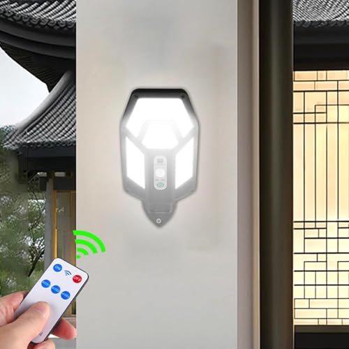 Lampes solaires d'extérieur 3 modes avec éclairage paysager télécommandé