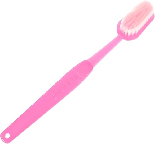 ibasenice Cepillo de dientes grande Cepillo de dientes gigante Prop Artículo de comedia Cepillo de dientes de demostración de gran tamaño Cepillo de