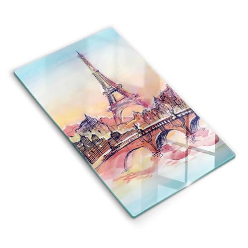 Planche à découper induction 30x52cm protection plaque vitrocéramique Wallfluent Paris