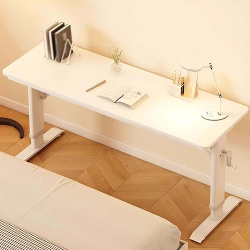 Bureau de chevet à roulettes hauteur réglable table lit ordinateur