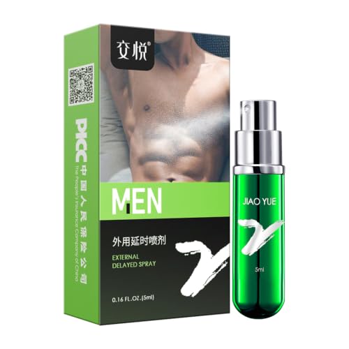 Desensibilizante Spray Retardante para Hombres Clínicamente Probado para Ayudarle a Durar Más en la Cama, Climax Control Delay Spray - Mejor Sensación Maximizada + Climax Prolongado para Él, 5ml