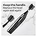 Colgate Keep Charcoal Replaceable Head Toothbrush Starter Kit, 2 Brush Heads