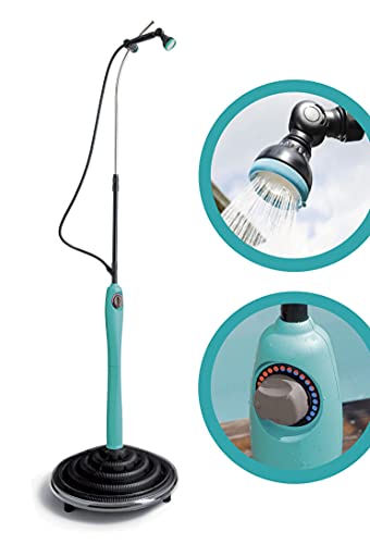 G.F. 80005525 Solardusche Sunny Premium Komplettset anschlussfertig, fuchsia, GF87005526, Violett, Hellblau