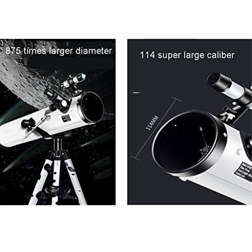 Telescopio portátil astronómico 114mm para niños y principiantes miniatura 6