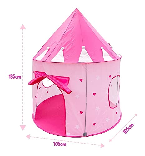 Barraca Infantil Castelo das Princesas, DM Toys, multi-colored, Tamanho único, DMT5390