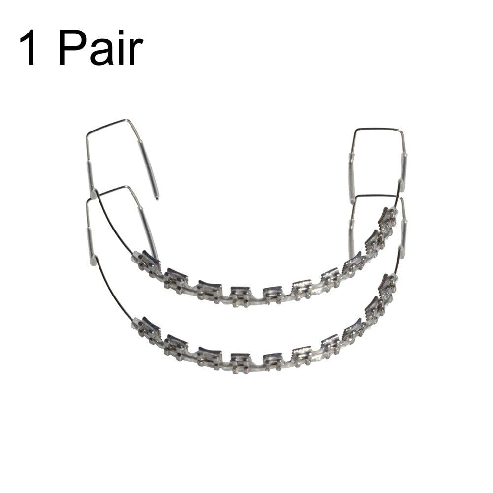 Wudaizhi 10 Bracket-typ, Transparenter Metall-Bracket-Haken, Temporäre Zahndekoration Metalldrähten Und Kieferorthopädischen Ligaturbändern, Zahndekorationen