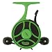 13 FISHING Black Betty Freefall Ghost Inline Ice Fishing Reel (Radioactive Pickle, LH Retrieve)