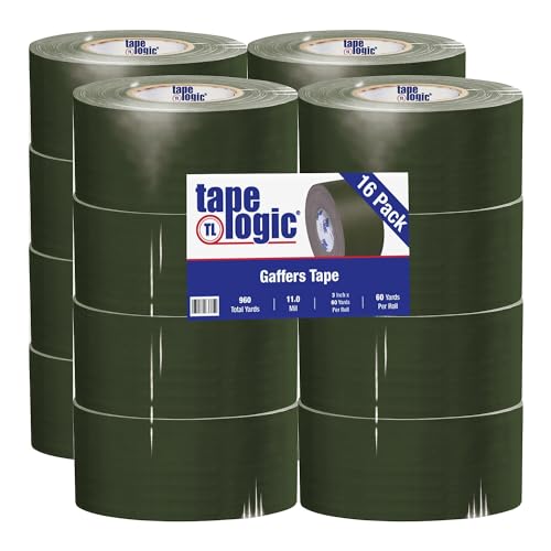 Tape Logic T98618Y3PK 1 in. x 60 Yards Yellow Tape Logic 11 mil Gaffers Tape44; Pack of 3-3 Per Case