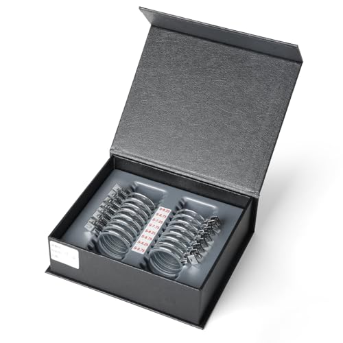 Professional 16-Pack Trial Lens Set for Eyeglasses | -6.25 to -9.25 D Negative Sphere Diopters | Boxed Set for Optometrists, Ophthalmologists, and Optical Laboratories 16B1