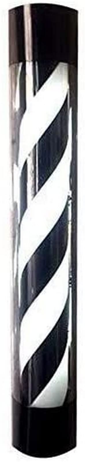 Lampada da Parete per Esterni, Ideale per Negozi, saloni di Parrucchieri, con insegna Luminosa Rotante a LED Bianchi e Neri, Perfetta per portici (90 * 13 cm)