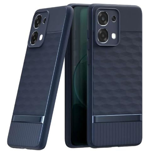 Image of Shockproof Case for Oppo F31 5G | Full Camera Protection | TPU Flexible Back Cover for Oppo F31 5G (Steel Blue)