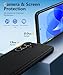 FNTCASE for Samsung Galaxy S25-FE Case: Shockproof Protective Lightweight Duty Rugged Cell Phone Cover with Non Slip Textured Back | Military Grade Drop Protection Bumper Tough (Black)