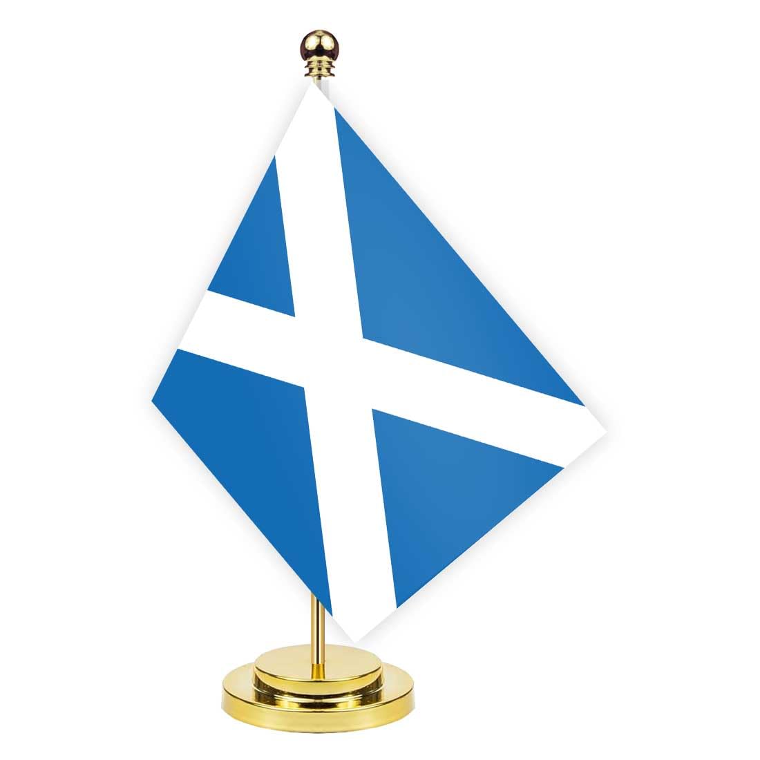 Scotland Desk Flag, 30 cm Large Small Scottish Banner Outdoor, Tiny Print Decor for Office, Home, Table, Desk, Scotland — image 1