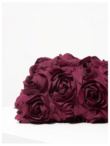 Image of Verdusa Women's 3D Flower Clutch Evening Bag Floral Purses Party Prom Handbags