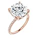 9 CT Moissanite Ring Round Moissanite Engagement Ring & Wedding Bridal Ring In 10k 14k 18k Gold & 925 Sterling Silver Proposal/Anniversary/Promise Ring set for Women