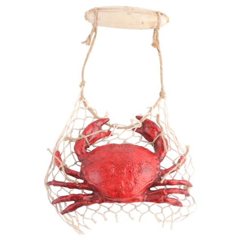 Scénographie marine : évadez-vous avec le crabe en résine murale rouge BETOOKY pour la maison