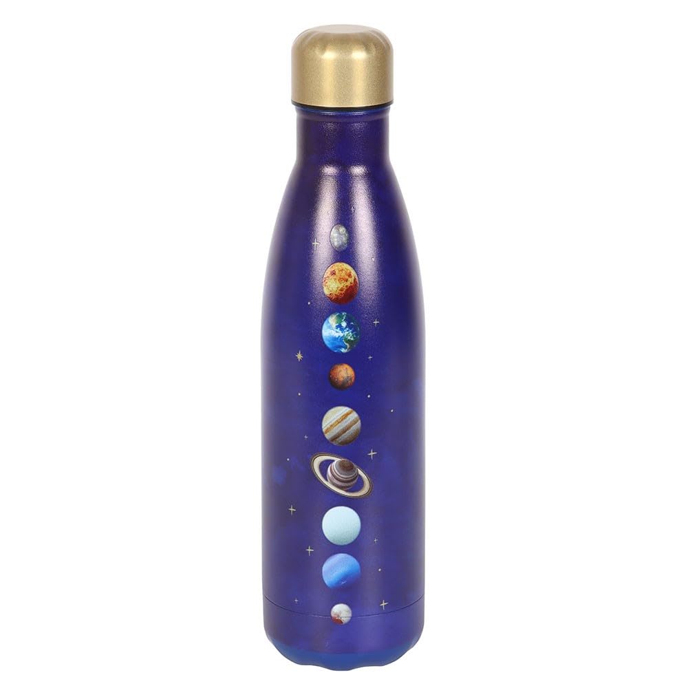 Solar System Planets Space Reusable Metal Water Bottle