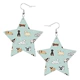 lederstrumpf braunschweig Produktleistung: Das Hunde-Aussehen dieses Lederohrrings ist sternförmig und besteht aus Kunstledermaterial. Der Haken ist aus 925er versilbertem Material, das die menschliche Haut nicht rostet oder beschädigt. Es kann mit Vertrauen getragen werden und ist modisch und romantisch. Die Farben sind hell und lebendig, verblassen nicht leicht und erfüllen Ihre langfristigen Dekorationsbedürfnisse. Die sternförmigen Leder-Ohrringe, die exquisite Lederstruktur und das modische und neuartige Aussehen ziehen Menschen leicht an