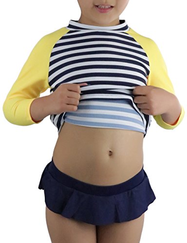 ToBeInStyle Toddler to Big Girls Swimsuit Assorted Variety Rashguard Sets Summer Swimsuits3
