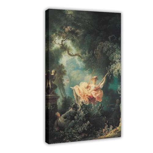 Toile The Swing Fragonard décoration murale maison bureau 30x45