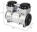 Oil-Free Vacuum Pump, Oilless Diaphragm Vacuum Pump, 7CFM Oil-Free Piston Vacuum Pumps, 110V 1100W Industrial Air Compressor Small Diaphragm Mute Pumps for Plastics, Hydraulic Presses