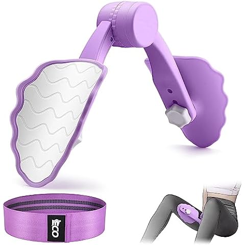 Thigh Master Exercise Equipment, Hip and Pelvis Trainer for Women Adjustable Resistance, Inner and Outer Thigh Toner, Home Workout Machine Cover