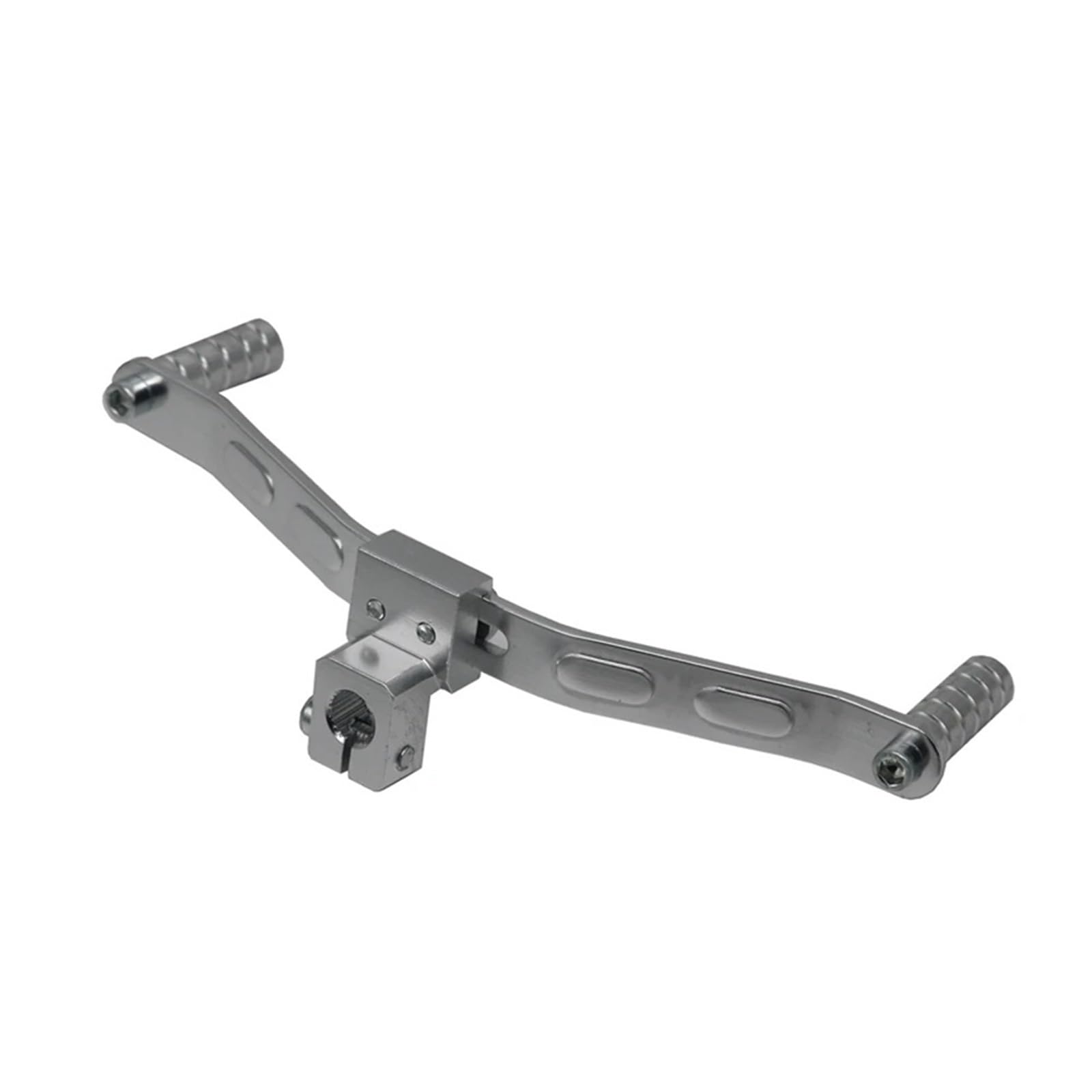 Dyxylkyhx Grey Set Motorcycle Shift Shifter Universal Motorcycle Dual Way Gear Shift Lever Footrest Pedal Shifter 21Cm For Motorbike Refitting Parts Modification