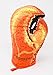 Boston Warehouse Lobster Claw Oven Mitts, One Size, Red