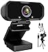 Webcam 1080p HD Computer Camera - Microphone Laptop USB PC Webcam, HD Full Gaming Computer Camera, Recording Pro Video Web Camera for Calling, Conferencing, 110-Degree Live Streaming Widescreen Webcam