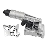 FBXINTUM Upgrade Aluminum Engine Oil Cooler Filter Housing Compatile with Be-nz M271 W204 C250 R172 SLK250 2012-2015