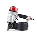 CN55 Pneumatic Coil Nailer, 0.98-2.24 in 15°& 16° Air Coil Nail Gun Tool with 300-350pcs Load Capacity Coil Nailer Kit