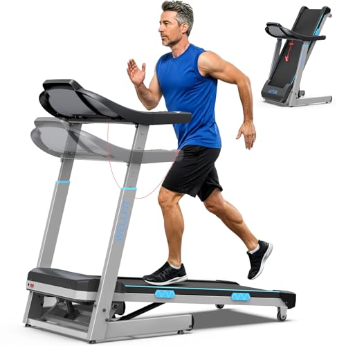 WELLFIT 15 Auto Incline Treadmill, 8.6MPH, 4.0HP, 400+lbs