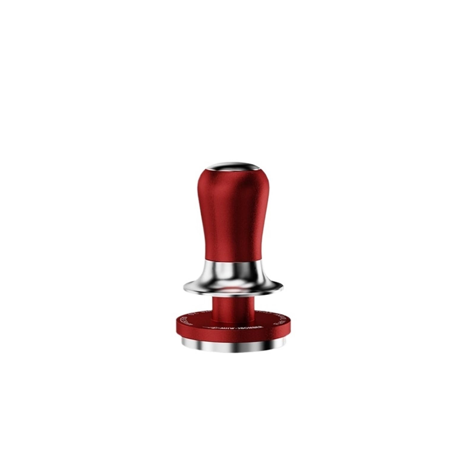 Accesorios profesionales for barista nivelador de Metal presión constante 58,35 MM Tamper café 30 lb(Red)