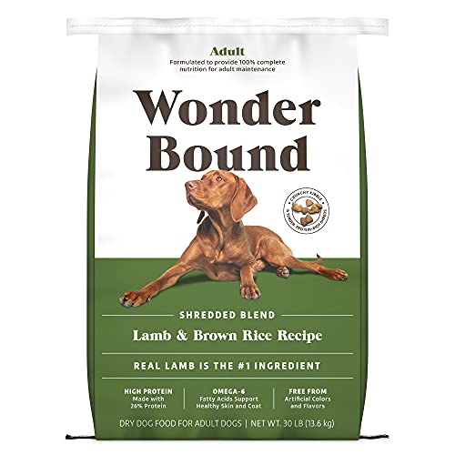 Amazon Brand Wonder Bound High Protein, Adult Dry Dog Food Lamb