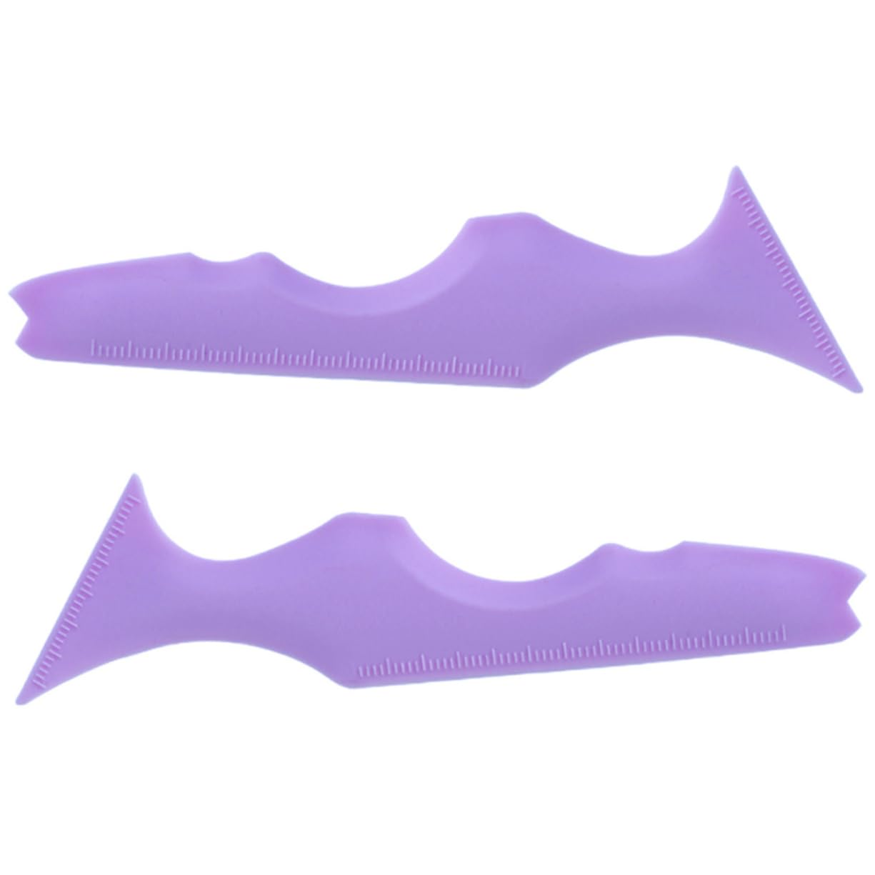 FRCOLOR 6 stencil per il trucco in silicone aiutano a guidare le sopracciglia, bobine per ciglia, stampi in silicone per eyeliner, stencil guida per eyeliner