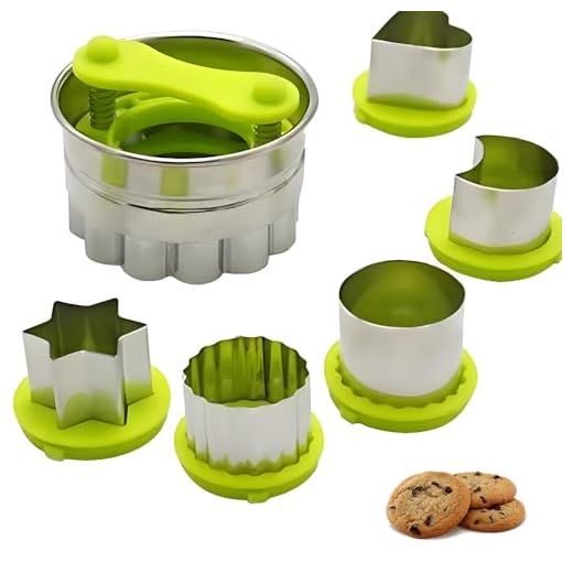 Faneli Lot de 6 emporte-pièces en Acier Inoxydable Emporte-pièces Emporte-pièces en Forme de Biscuits/emporte-pièces Linzer Emporte-pièces pour Noël Emporte-pièces pour Biscuits