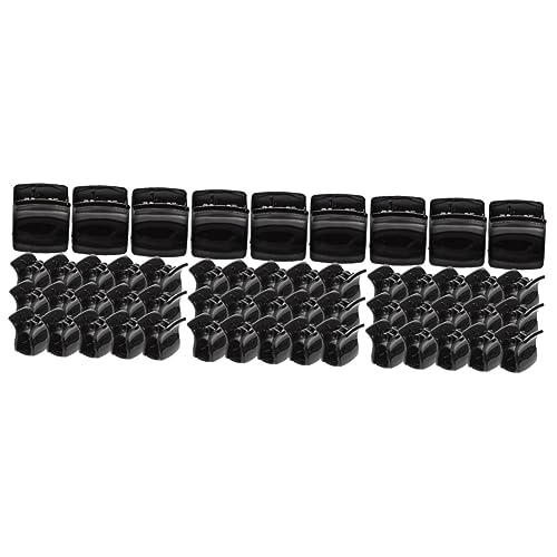 Pinces à cheveux pour les filles : lot de 60 mini barrettes noires MAGICLULU