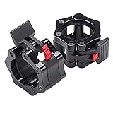 3. Nicht leicht zu bewegen. Glossia 50Mm Langhantel Klemmen Olympische Gewicht Stange Platte SCHL？Sser Kragen Clips Schnell Verschluss für Workout Gewichtheben Fitnesstraining