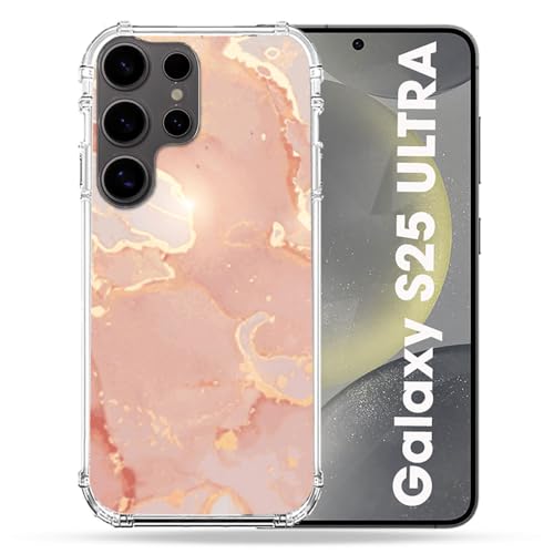 Coque Samsung S25 Ultra Cokitec Marbre Rose antichoc